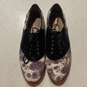 Rachel Antonoff X Bass Loafers Brogue Style Floral Shoes